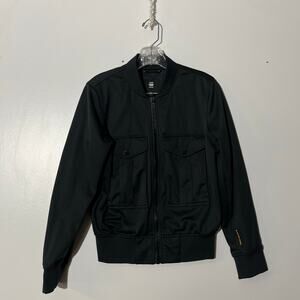 G-Star Rovic Aviator Outerwear Black Bomber Casual Jacket Women’s Size Small
